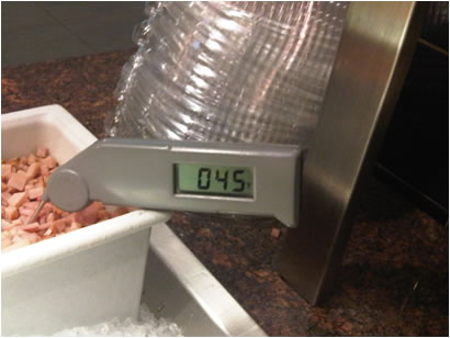 Examples of Violations during NYC Restaurant Health Inspections: Temperature violation